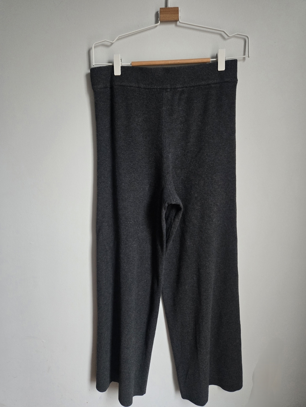 SPLENDID Wide-Leg Viscose Blend Knit Pants - Dark Gray - Picture 2 of 5